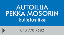 Autoilija Pekka Mosorin logo